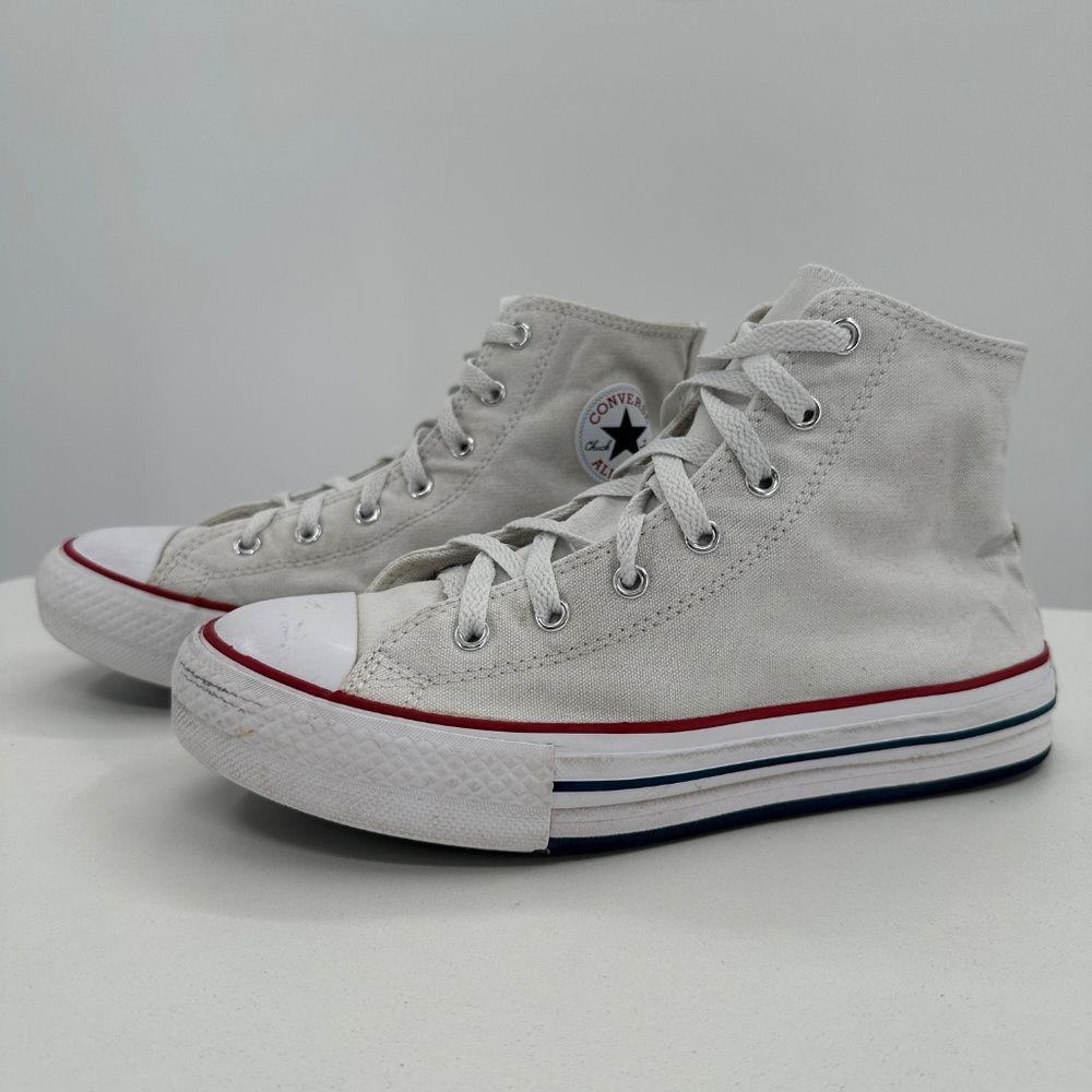 Converse Girl's Converse Chuck Taylor All Star Eva Lift High-Top Sneakers sz 6Y